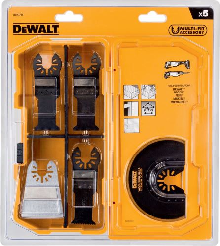 DeWALT Set de lame de ferăstrău pentru lemn, lemn cu cuie, gips-carton (5 buc) DT20715