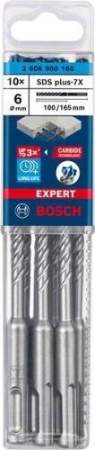 Burghiu BOSCH EXPERT SDS plus-7X, 6x100x165 10 buc 2608900160