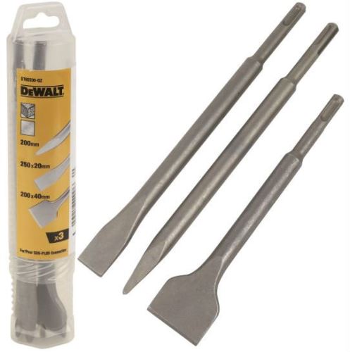 Set dălți DeWALT SDS-Plus (3 buc) DT60330