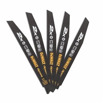 Pânză de ferăstrău bimetal DeWALT EXTREME pentru lemn cu cuie, 152 mm (5 buc) DT2300L