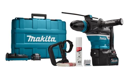 Ciocan fără fir Makita SDS-Max cu AWS Li-ion XGT 40V/4.0Ah, carcasă HR005GM202