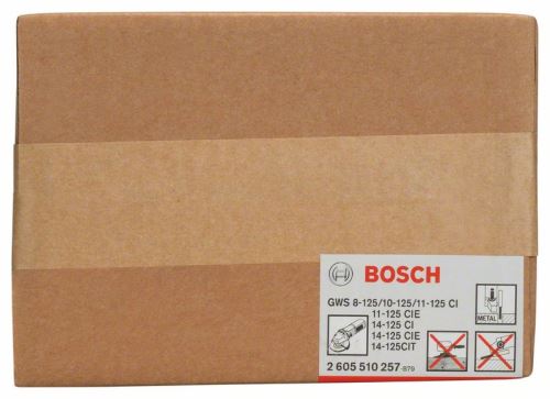 BOSCH Husa de protectie cu placa de acoperire 125 mm 2605510257