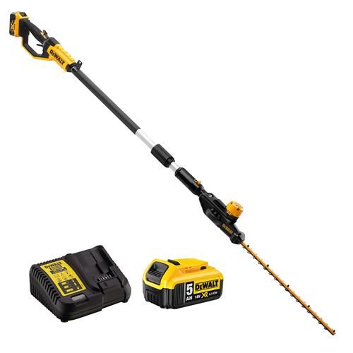 Mașină de tuns gard viu fără fir DeWALT 18V DCMPH566P1