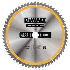 Pânză de ferăstrău DeWALT 305 x 30 mm, 60 dinți, ATB -5° DT1960