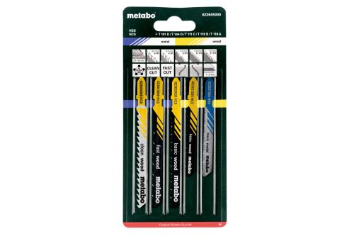 METABO Set pânze de ferăstrău 2, metal, lemn, plastic (5 buc) 623645000