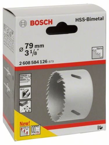 Perforator BOSCH HSS-bimetal pentru adaptor standard 79 mm, 3 1/8" 2608584126