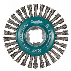 MAKITA sârmă de oțel disc perie-sârmă ondulată diametru 0,5 mm X-LOCK 115 mm D-73411