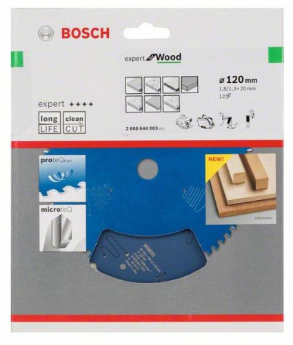 Pânză de ferăstrău BOSCH Expert pentru lemn 120 x 20 x 1,8 mm, 12 2608644003