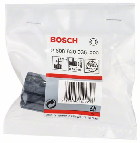 BOSCH Tije de prindere pentru inele de șlefuit; 19 100 max/min, 6/30/20 mm 2608620035