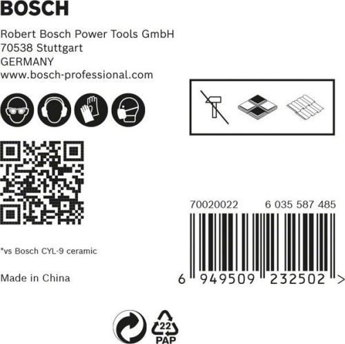 BOSCH EXPERT HEX-9 HardCeramic 5 mm pachet 5 buc 2608900598